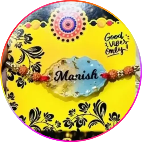 Resin Name Rakhi